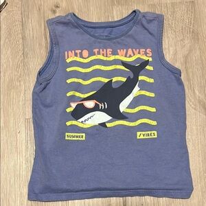 Baby Club Kids Blue Shark Tank Top